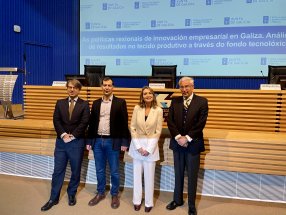 A EGAP entrega o premio Manuel Colmeiro de investigación ao profesor de Economía da USC, Diego Sande Veiga